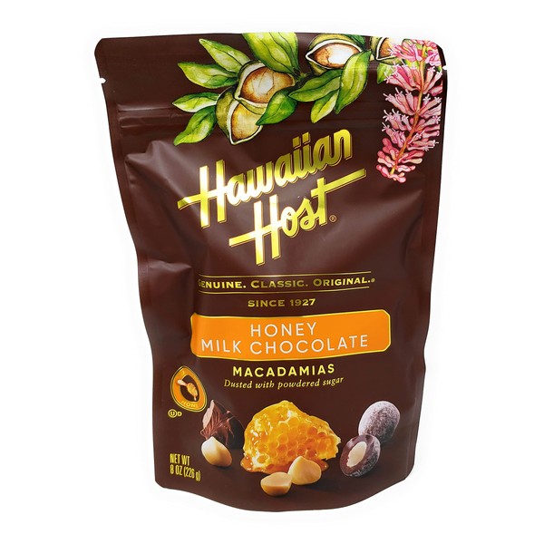 Hawaiian Host Chocolate 8 ounce (226g) (Honey Milk Chocolate)