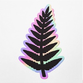 Holographic Decal Stickers Of Fern Silhouette Premium Waterproof Vinyl Decal Stickers For Laptop Phone Accessory Helmet Car Window Mug Tuber Cup Door Wall Decoration ANDVER3010191HO110422
