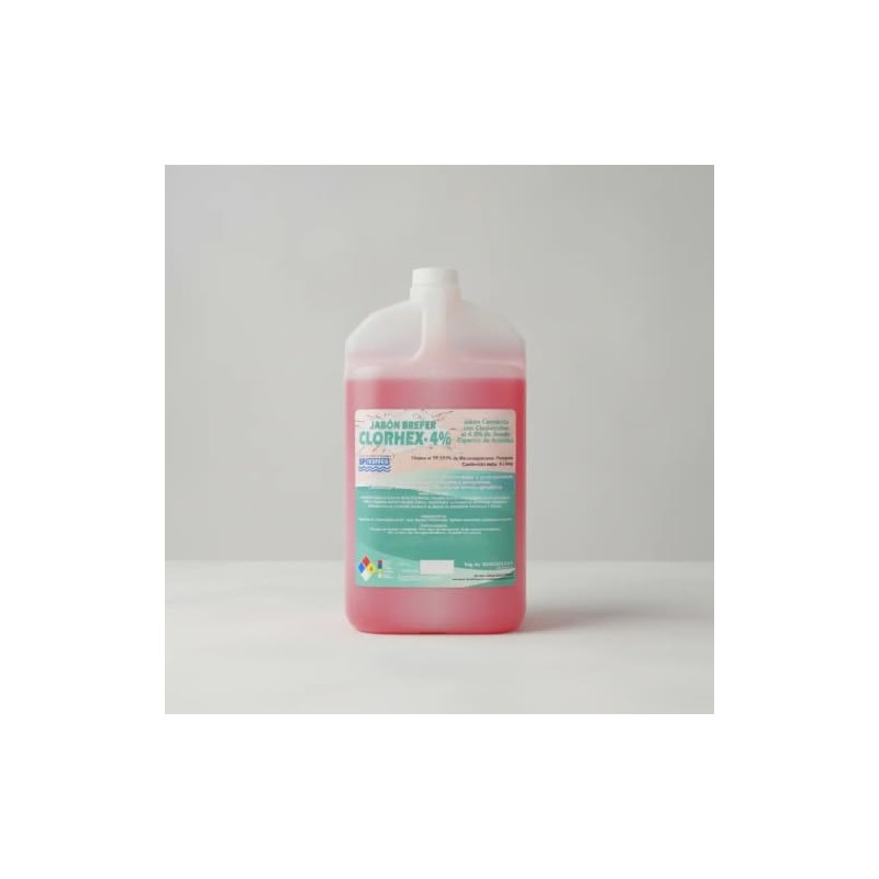 Solución Jabonosa con Gluconato de Clorhexidina 4% Antiséptico Galón 4