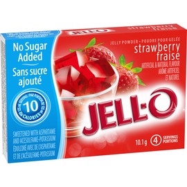 Jell-O Strawberry Jelly Powder, 10.1g (Pack of 18)