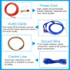 Ftrule Car Amplifier Cable Set Connection Set, 10GA Subwoofer Cable