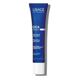 Uriage Crema hidratante facial reparadora, crema en gel Cica Daily Fresh, sin aceite | Prebiótico, Centella Asiática y D-Pantenol, sin fragancia, no comedogénico
