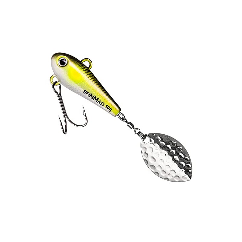 SpinMad Jig Spinner 10 g Lead Head Spinner Colour Favourite
