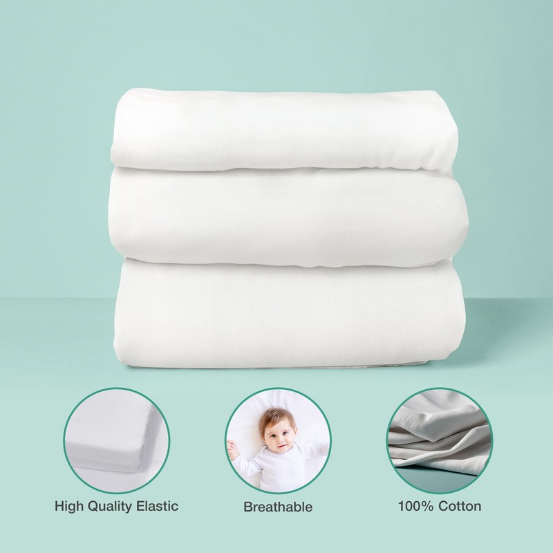 Kinder Valley Cot Bed Sheets - 2 Pack Baby Cot