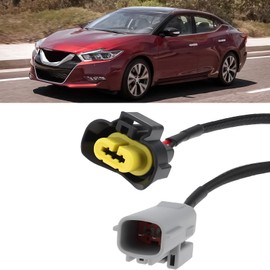 Micro Traders 2pcs Headlight HID to Halogen Conversion Wiring Harness Adapter 0238Y-2.8-21-11 022A-2.2-11 Compatible with Nissan Maxima Altima