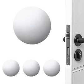 XoYoZo Door Stoppers Wall Protector Buffer Guard Doorknob Door Handle Bumper Self Adhesive Silencer Soft Rubber Crash Pad for Home Office
