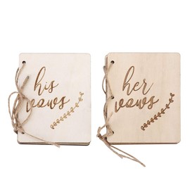 Ymiko Wedding Vows Book, Wedding Vows Book, Wedding Guest Book Small, Wedding Vows, Vows Book Wedding, Vow Wedding Card, Prop Decoration Accessories (C.)