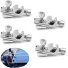 DEWIN Earth Clamp, Solar Panel Mounting Brackets, 4 Sets Solar