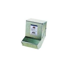 Galvanized Rabbit Feeder 5" with Solid Bottom