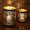 Casa Moro Oriental Ancona Tea Light Holder Set of 2