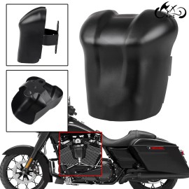 Unbranded Matte Black Waterfall Style Horn Cover For Harley 95-20 Touring Heritage Softail