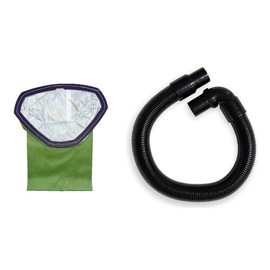 10 Pack Replacement 107314 Proteam 6 Quart Triangular Backpack Vacuum Bags + Replacement 1.5 inch Proteam Backpack Vacuum Hose. Fits all 6 Quart Triangular Backpack using 1 1/2 inch Tool Sets