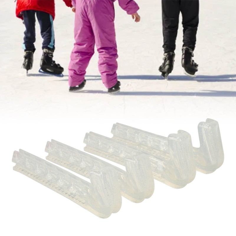 2 Pairs Skate Guards Portable Ice Skate Blade Covers Adjustable