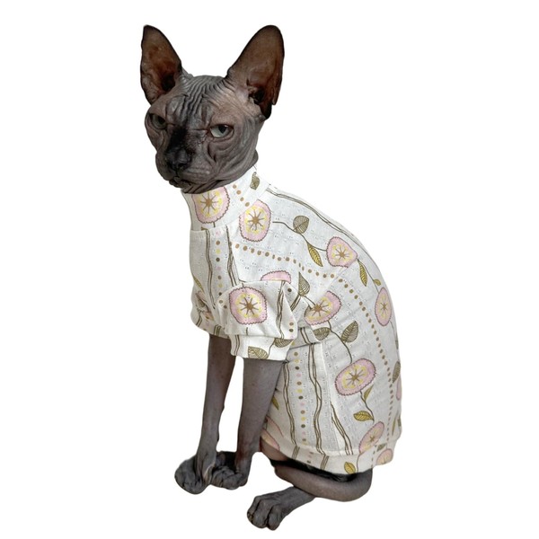 Limited Edition Sphynx Cat T-Shirts Elastic Hairless Cat Sweatshirt Pet