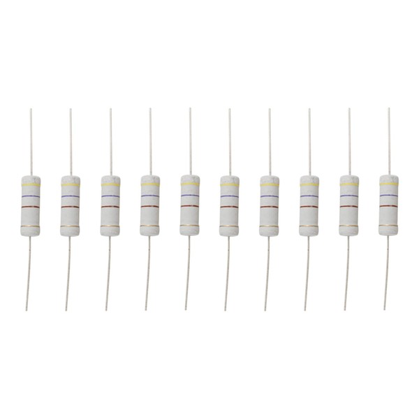YOKIVE 10pcs Metal Oxide Resistors Axial Lead Resistors Maintain Normal
