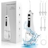 MXBEAUTY Irrigador Bucal Inalámbrico Portatil 300ML,3 Modos,5 Boquillas