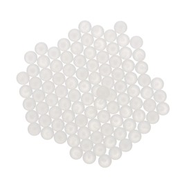 uxcell 100pcs PP Plastic Bearing Balls 2.5mm Solid Plastic Balls, Precision Bearing Ball, White