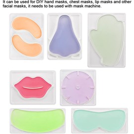 Moldes Mascarillas, Molde de Mascarilla Facial de 7 Tipos para Máquina de Mascarilla Facial de Bricolaje, Molde de Placas de Mascarilla Facial Reutilizables, Molde para Hacer Mascarillas para DIY