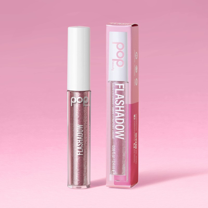 POPBEAUTY Flashadow - Pink Flash | Liquid Glitter Eyeshadow |