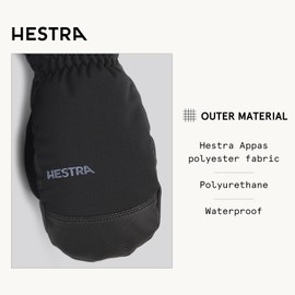 Hestra Ferox Primaloft Children's Mittens Black