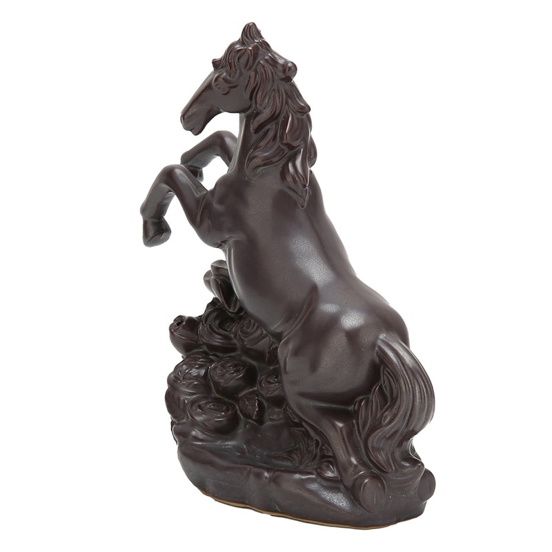 Running Horse Incense Burner Backflow Incense Holder Ornament for Bedroom