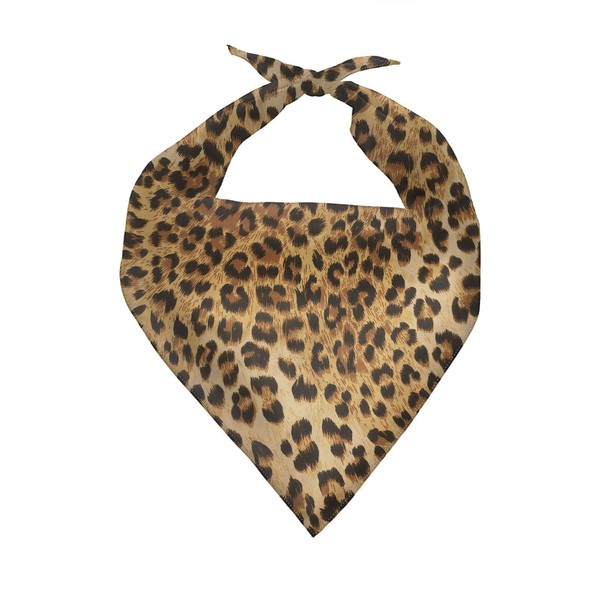 Forchrinse Leopard Print Dog Bandana for Small Medium Large Dog,Soft
