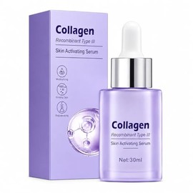 Sérum Facial de Colágeno Tipo III 30 ml | Suero Hidratante para Rostro | Textura Ligera de Rápida Absorción | Ayuda a Mejorar Elasticidad, Suavidad y Luminosidad | Uso Día y Noche (1)