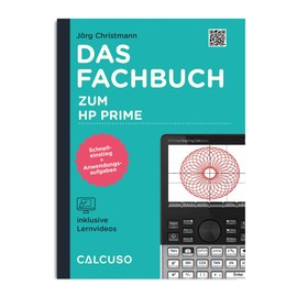 CALCUSO Premium Accessory Set Compatible with HP Prime Graphing Calculator: WYNGS Protective Case Light Grey + CALCUSO Book + Learning CD + Geometry Set + Screen Protector
