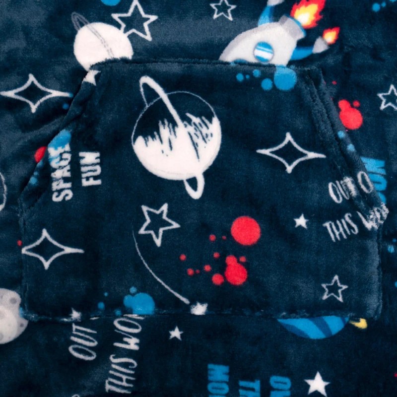 Chiqui Mundo Sudadera Cobija Afelpada Niño Galaxy Calientita Suave