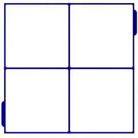 ConcreteMoldz Concrete Mold with 4 Identical Square Grids, Concrete Forms, Walkways