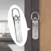Lekgavd 6PCS Heavy Duty D Ring Picture Hangers, 4 Holes