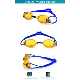 [Saeko] Seiko S62 Tropedo Swim Goggles, Swimming Goggles, Anti-Fog, Waterproof, Adult, Unisex, Nose Strap with Case