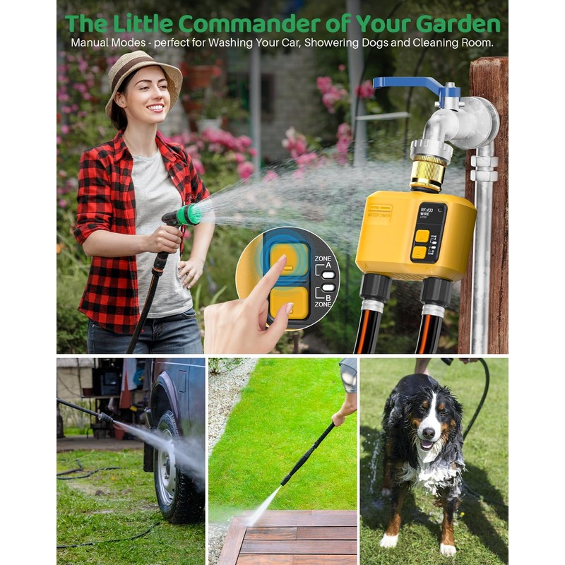 Shrivee Smart Irrigation Computer WLAN with 2 Zone Outputs and