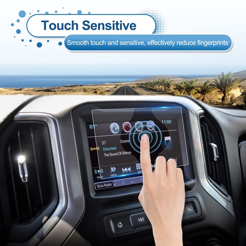 Coleya 2022-2025 Sierra 1500/2500HD/3500HD Screen Protector for GMC Sierra (Pro)