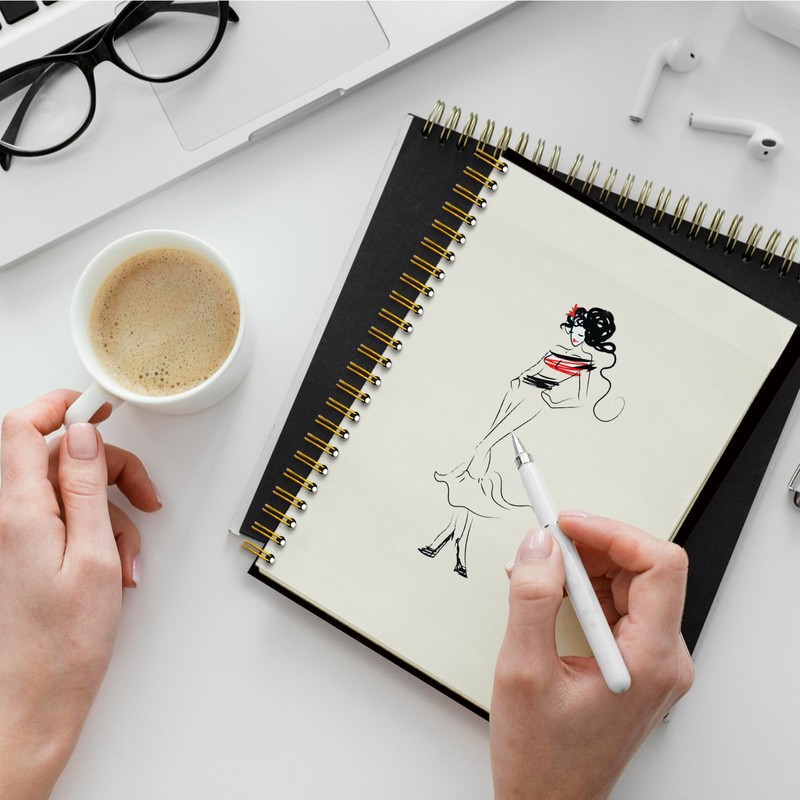 KANGYUSO Funny Sarcastic Black Gold Notebook Gifts, Things I Want