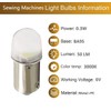 Piumeif (2-Pack) 3055000-LED Push-In Light Bulb (6 Volts) fits for