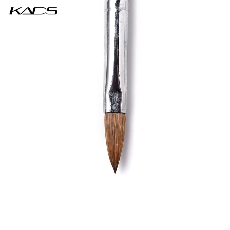 KADS Acrylic Nail Brushes 10pcs 8# Kolinsky Brush Nail Art
