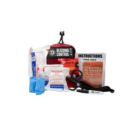 True Rescue Bleeding Control Kit, Individual with Tourniquet (SWAT-T, Standard), Quality Trauma Kits for Stopping Bleeding. Choice Saving Tourniquet for Each Level of Bleeding Control Kit.