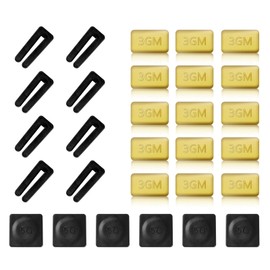 29 PCS Ceiling Fan Blade Balancing Kit, 8 Sets High Calibration Fan Blade Balance Kit Including 8 Pcs Resilient Fan Balance Clips and 21 Pcs Metal Self-Adhesive (Colorful)