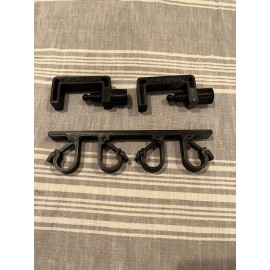 Unbranded Easy On! The Portable Pontoon Fishing Rod Holder with Latching Black!