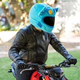 Moto Loot Helmet Cover for Motorcycle Helmet, Fun Rides and Gifts (Cover Only. Helmet Not Included) - Merman