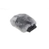 Barnwell Deep Pile Lambs Wool Grey Wash Mitt with Bug