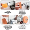 NuoDunco 3-In-1 Mini Belt Sander - Adjustable Speed Electric Grinding