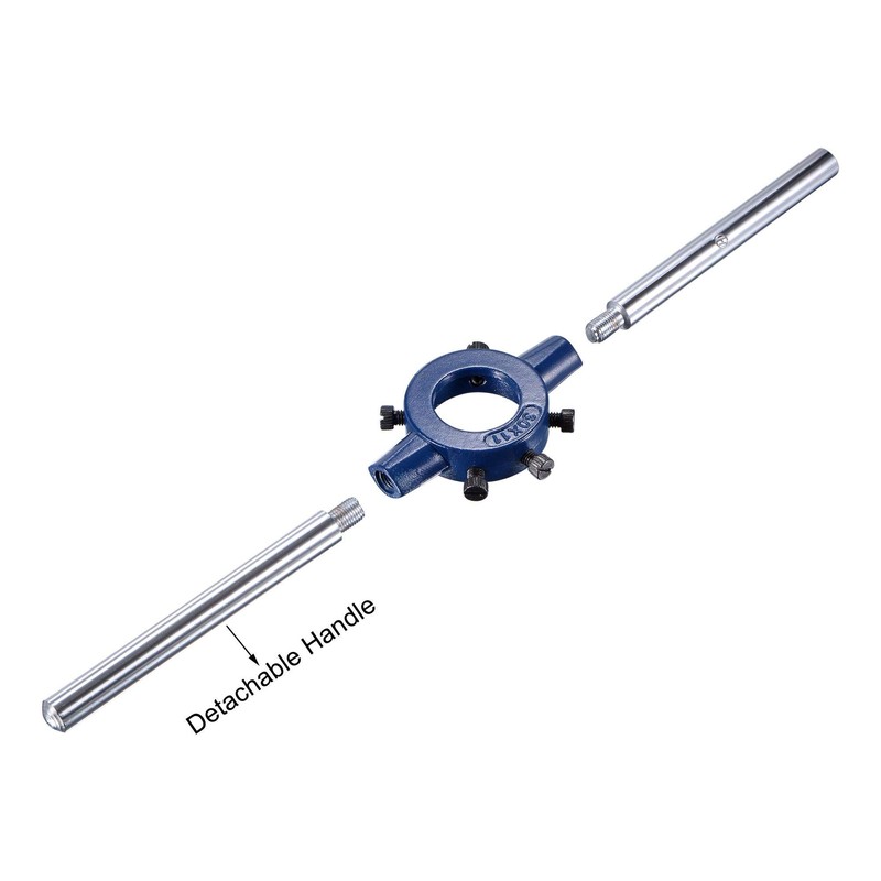 uxcell 3/8-16 UNC Tap and Die Set with 30mm Round