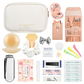 Seven uncles Bridal Emergency Kit for Wedding Day for Bride Weddings Ultimate Set with 36 Pcs Essentials Items for Brides | Ideal W-edding Day & Daily Use White