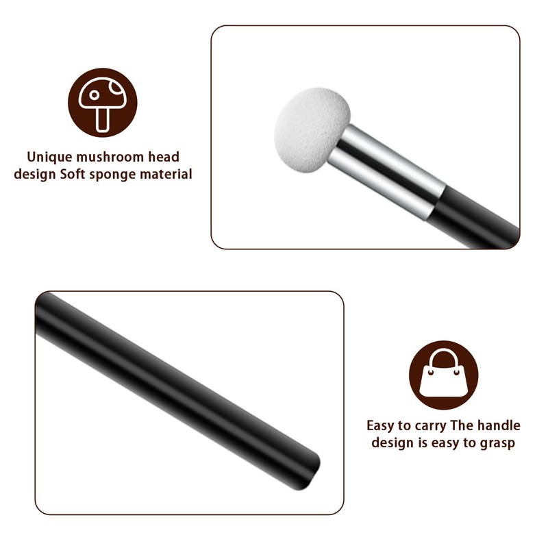 6 Pcs Foundation Sponge Powder Brush Makeup Puff Sponge with