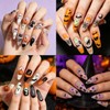 Halloween Nail Art Stickers 3D Self-Adhesive Halloween Nail Decorations