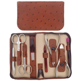 Tenartis 6-Piece Manicure Case Made of Genuine Leather
