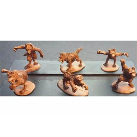 Battle Valor Games 15mm Fantasy Undead Decian Werewolf Pack (18 figures)