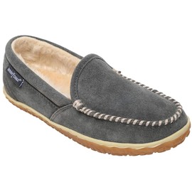 Minnetonka Womens Tempe Moc, Grey, Size 7 Wide